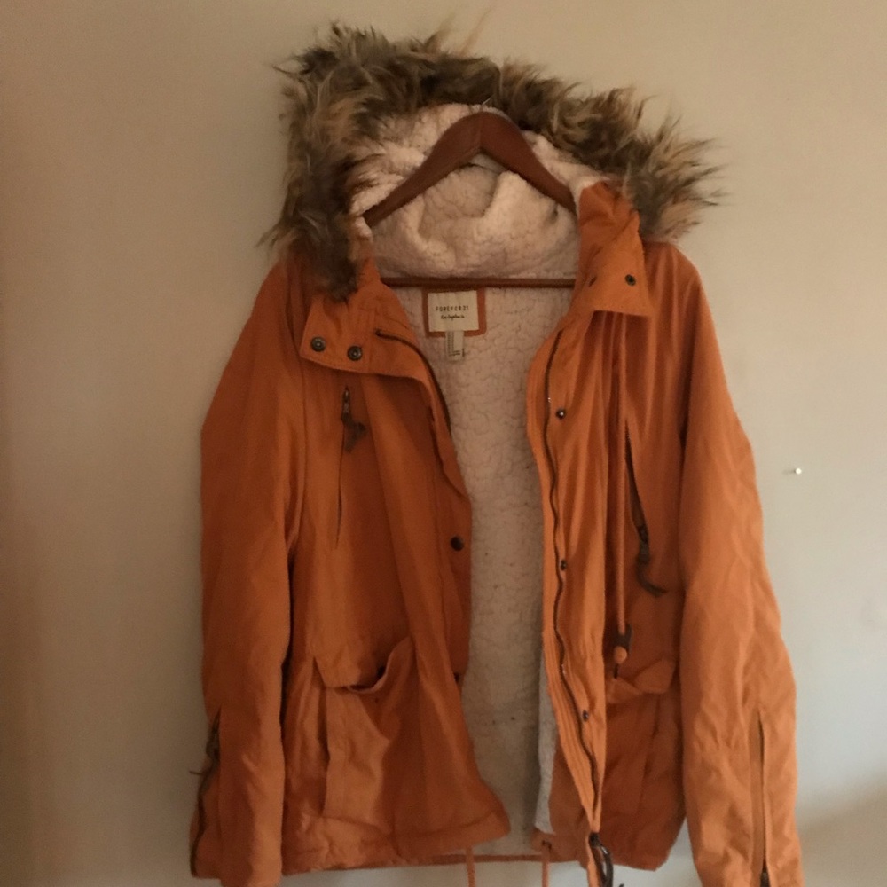 Winter Jacket with Fur Hood